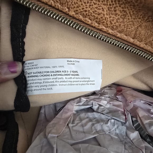 Just Be Tan Mini Backpack - Picture 9 of 9